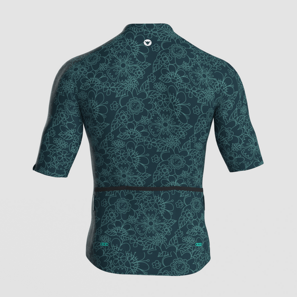 Men's Essentials Team Jersey - Petrol Floral