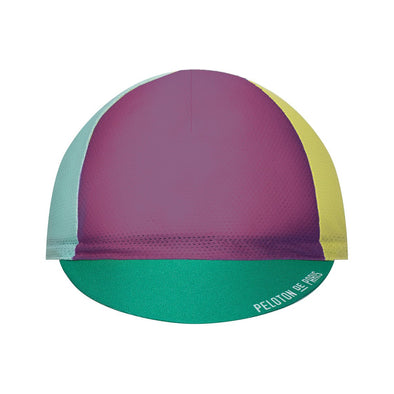 Cycling Cap - Celeste Pineapple Green Purple Popsicle