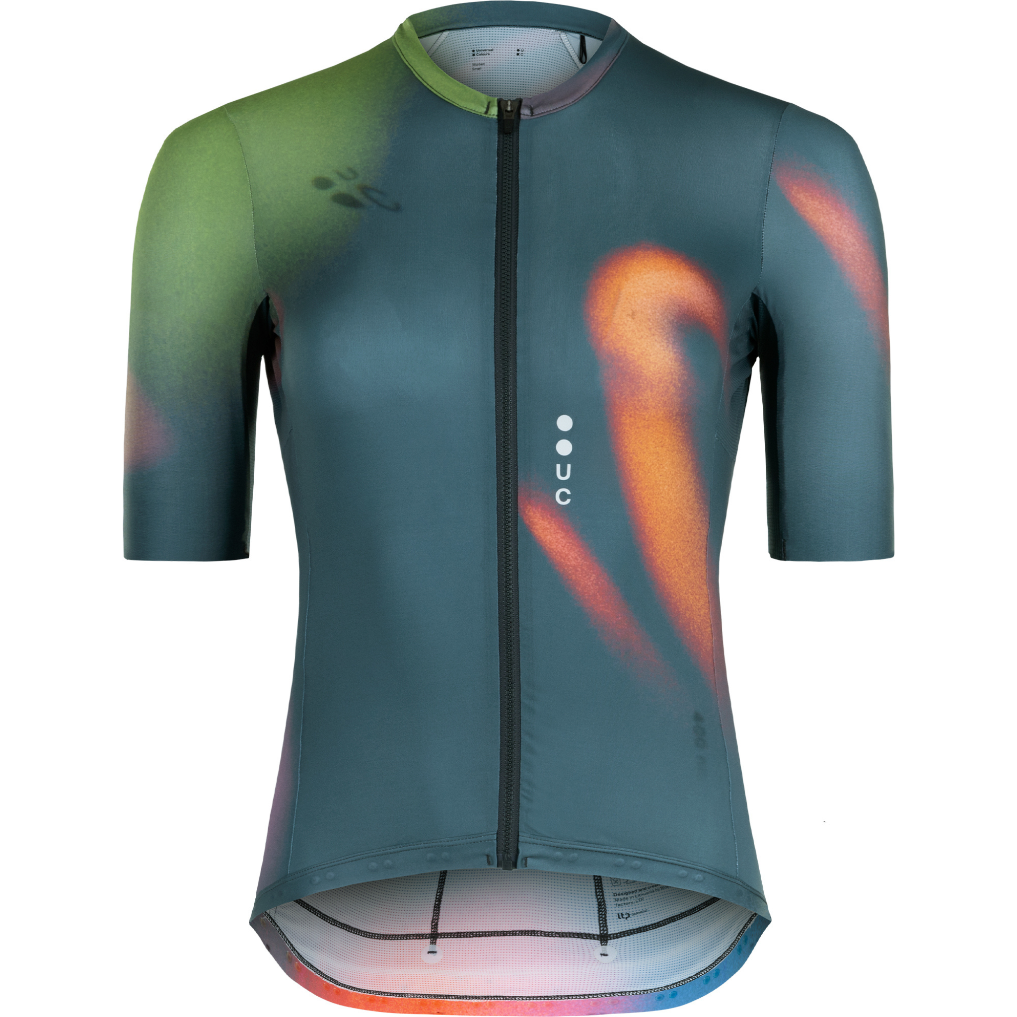 Women’s Spectrum Light Short Sleeve Jersey - Slate Grey/Multi Coloured