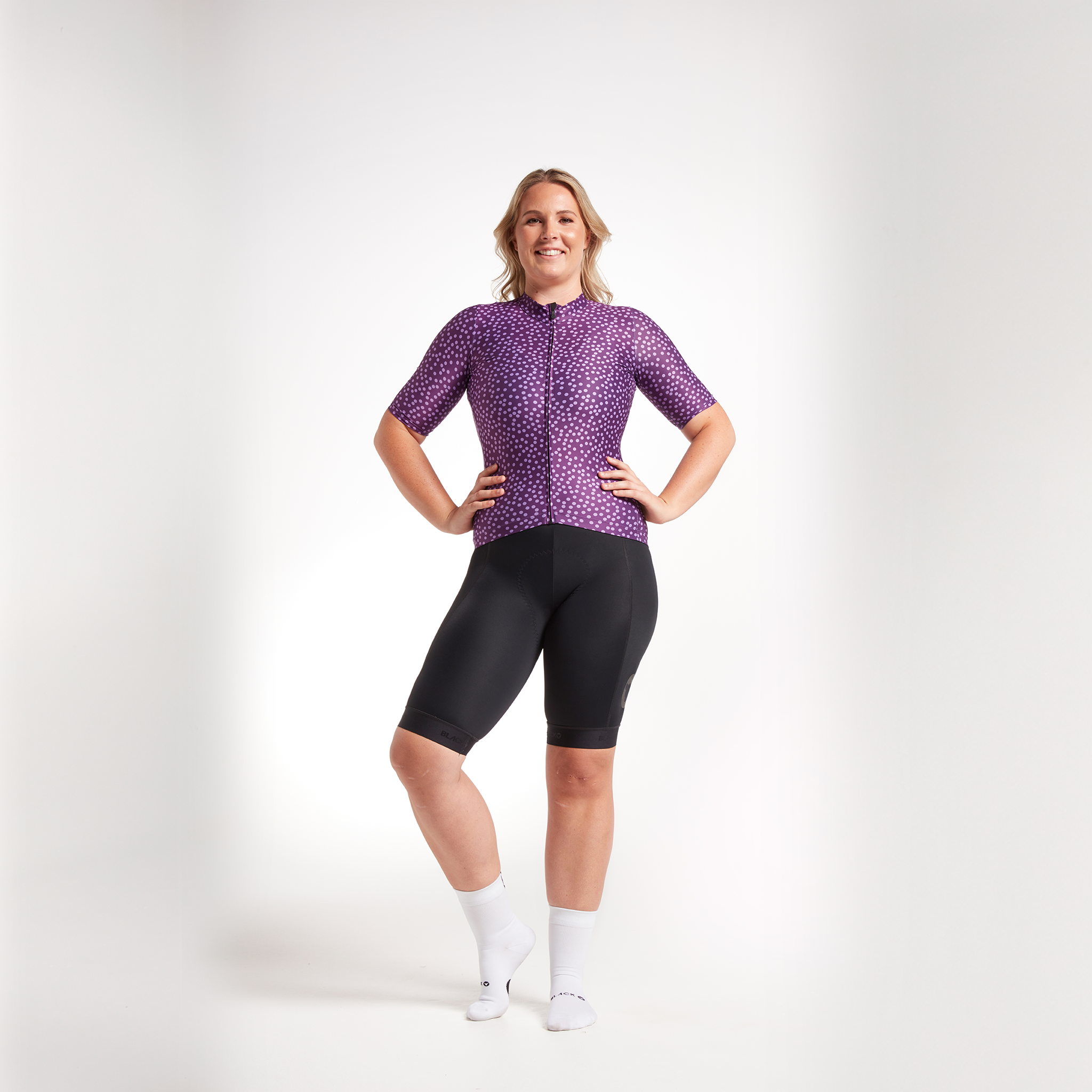 Women's Essentials Team Jersey - Italian Plum Dots