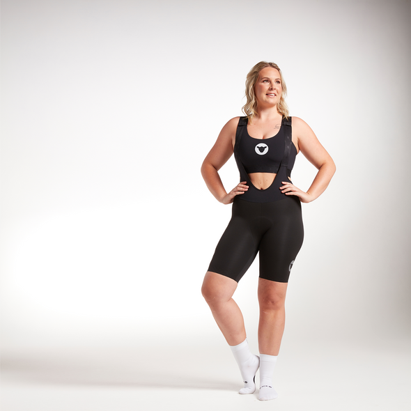 Black WMN Seamless Women's Bib
