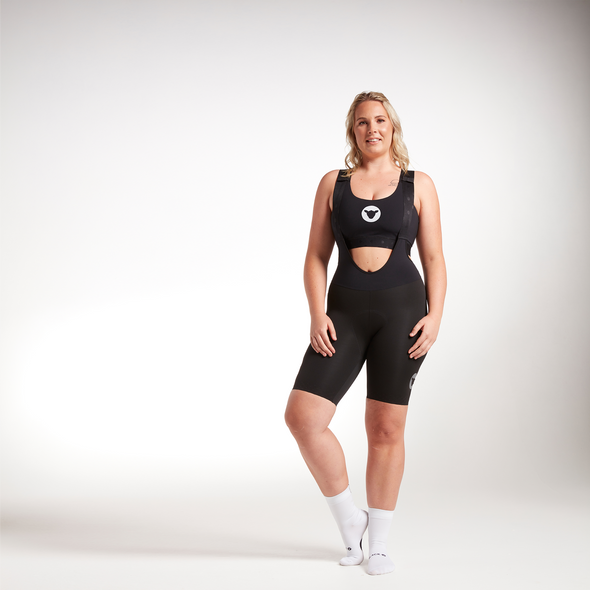 Black WMN Seamless Women's Bib