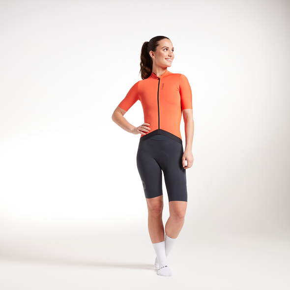 Mandarin Red WMN Integrated Women's Jersey