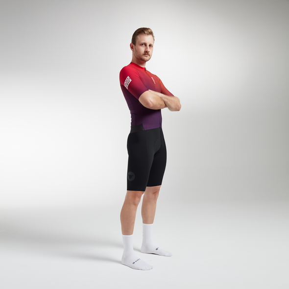 Mandarin Purple Glaze Racing Climbers SS Men's Jersey