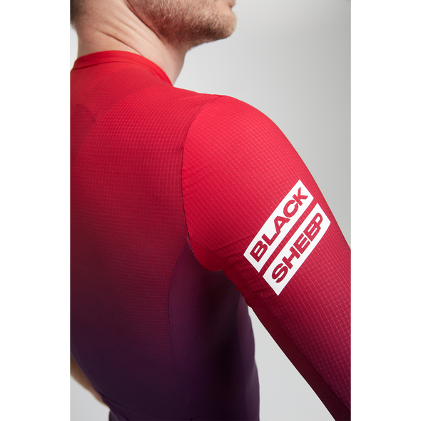 Mandarin Purple Glaze Racing Climbers SS Men's Jersey