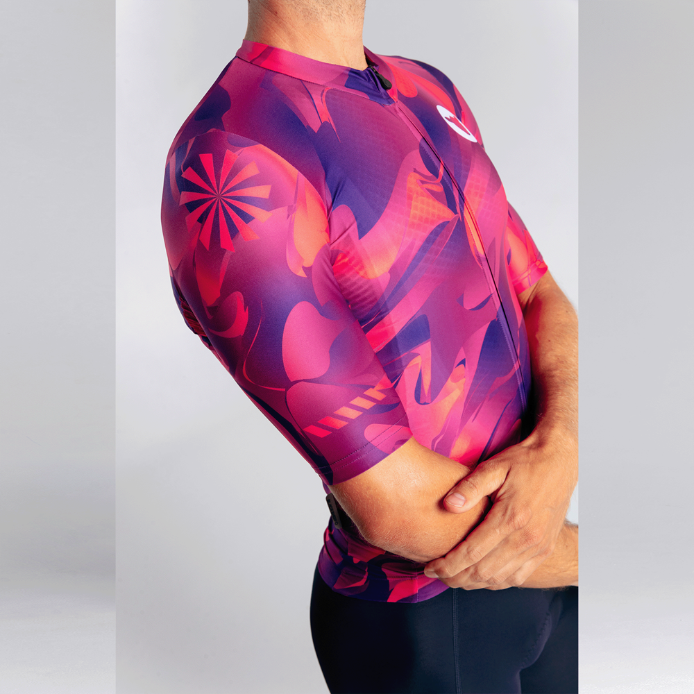 Men's Essentials Team Jersey - Pink Swirl