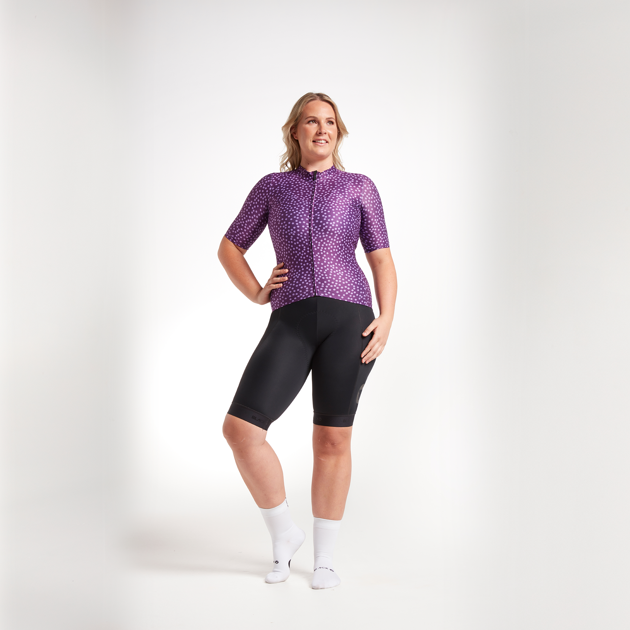 Women's Essentials Team Jersey - Italian Plum Dots