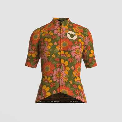 Women's Essentials Team Jersey - Olive Floral
