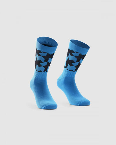 Cyber Blue Monogram Socks EVO