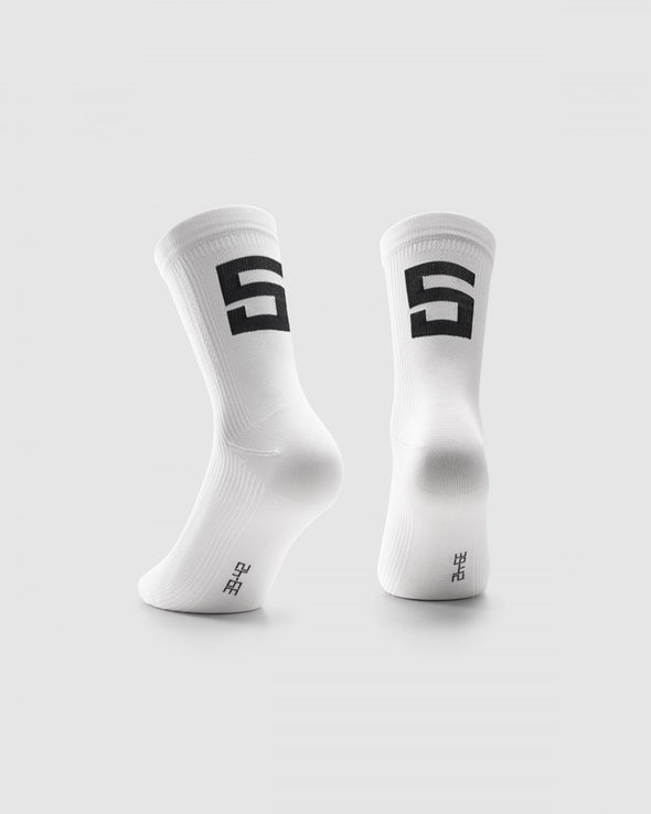 Poker Socks 5 - Holy White