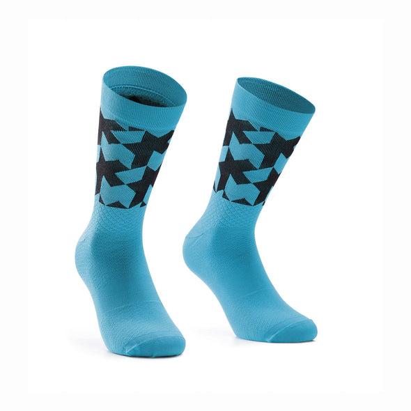 Monogram Sock Evo - Hydro Blue