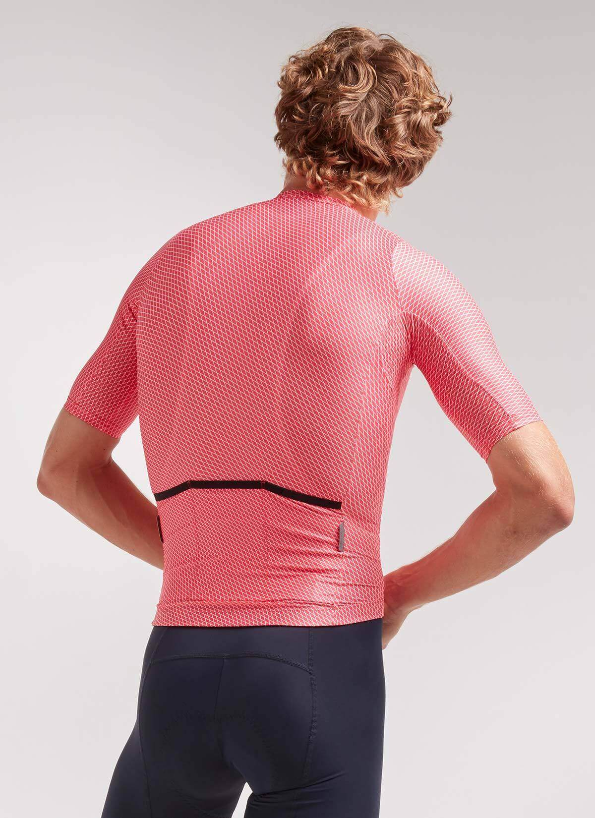 Men's Essentials Team Jersey - Pink Hatch