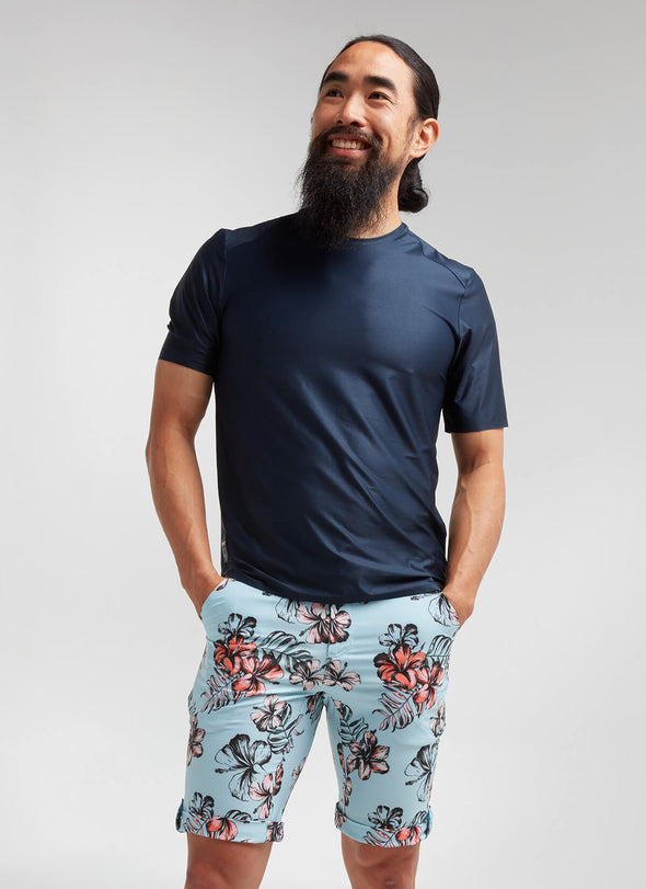 LTD Aloha Tech Tee - Navy