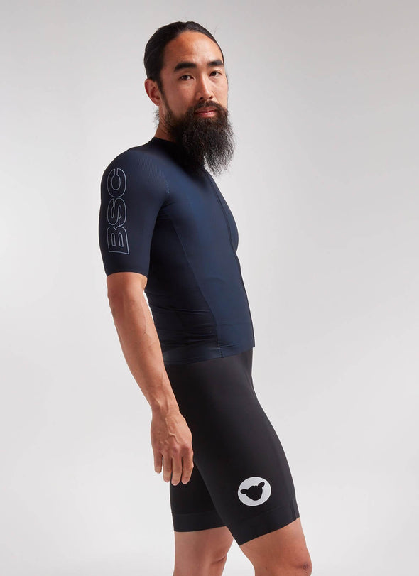 Navy Blue Racing Climber Men's Jersey