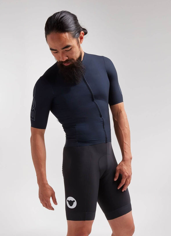 Navy Blue Racing Climber Men's Jersey