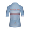 Blue Stone Cantaloupe Classic Stripe Domestique Women's Jersey