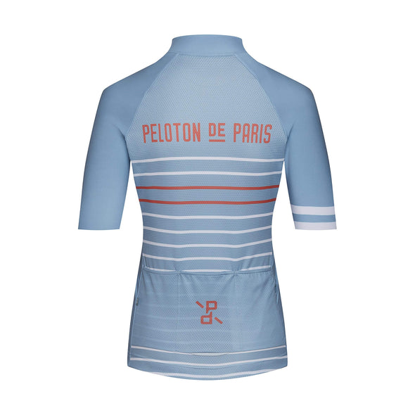 Blue Stone Cantaloupe Classic Stripe Domestique Women's Jersey
