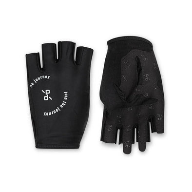 Black Fingerless Cycling Gloves
