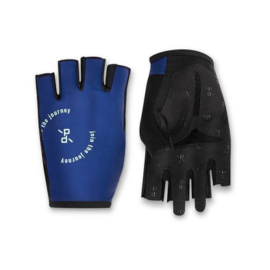 Navy Fingerless Cycling Gloves