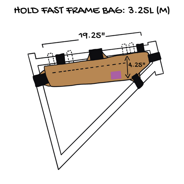 Hold Fast Half Frame Bag 3.25L - Coyote