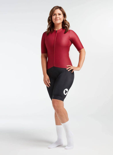 Jester Red Hatch Essentials Team Women's Jersey