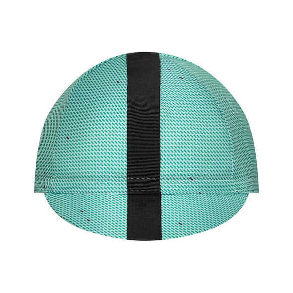 Horizon Pattern Cycling Cap - Celeste