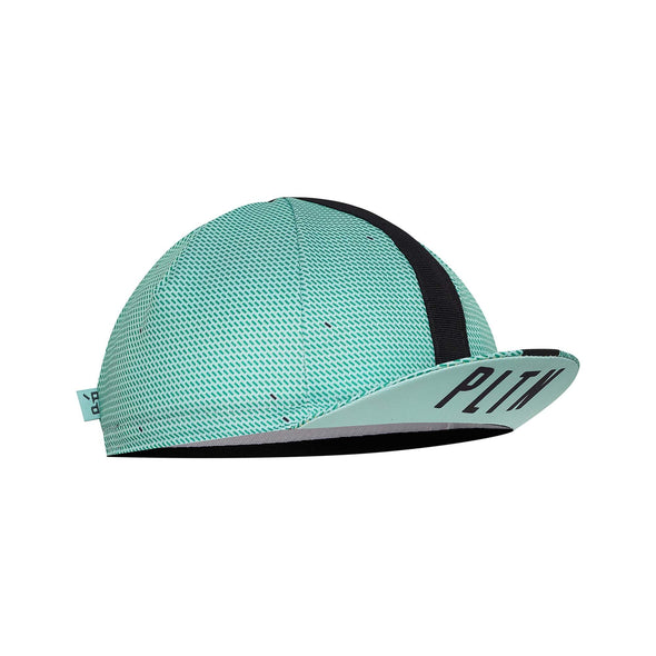 Horizon Pattern Cycling Cap - Celeste