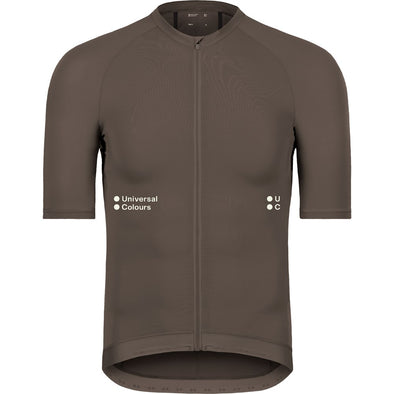 Mid Dark Brown Mono Short Sleeve Men's Jersey
