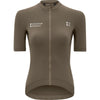 Mid Dark Brown Mono Short Sleeve Women's Jersey