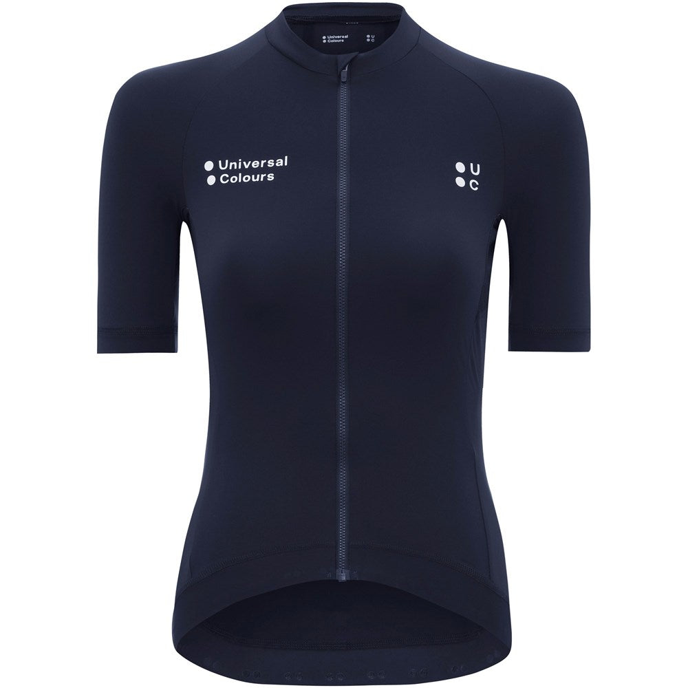 Women's Mono Short Sleeve Jersey - Navy Blue