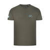 Men's Bike T-shirt Embroidered - Khaki