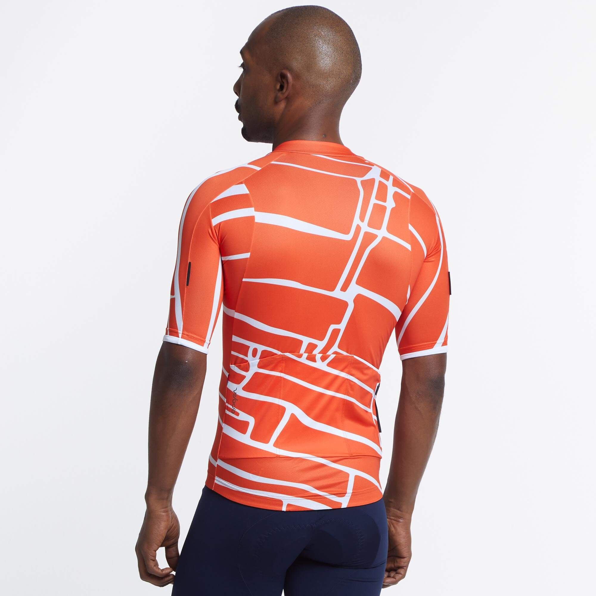 Men's SE Jersey - Fire Red Block Print