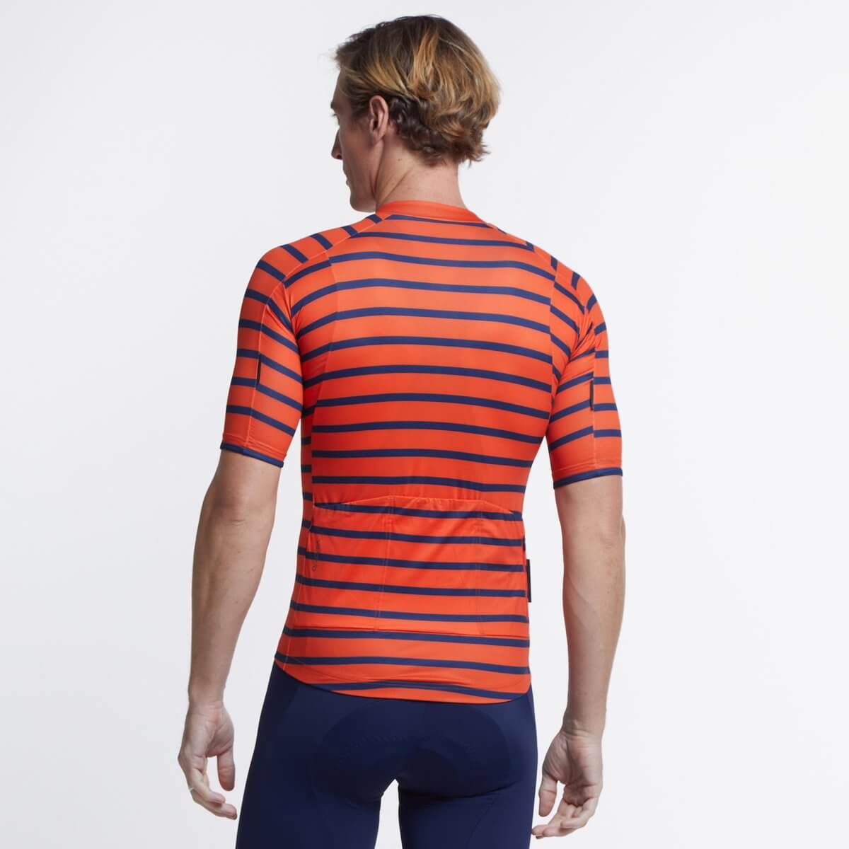 Men's SE Jersey - Navy Fire Red Breton