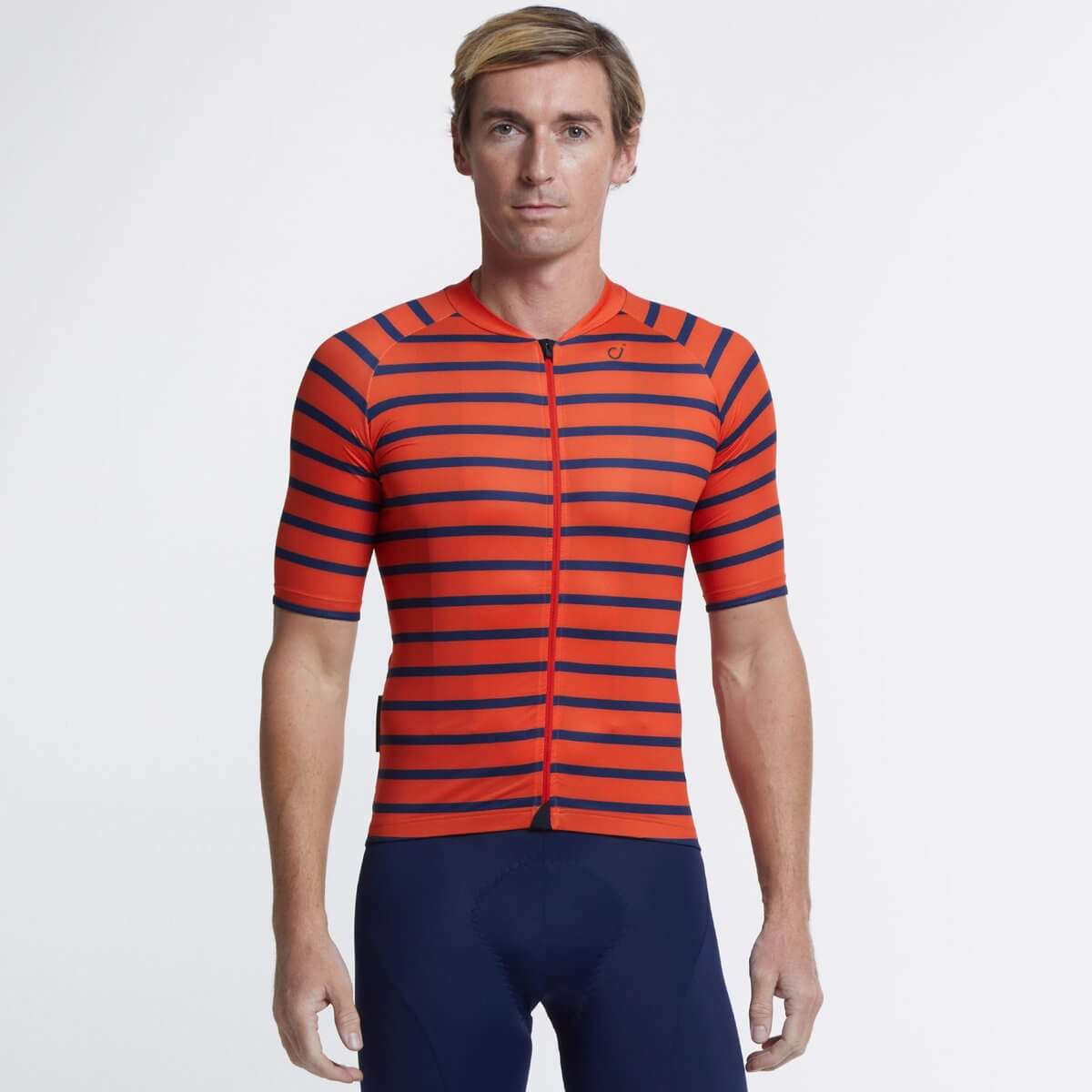 Men's SE Jersey - Navy Fire Red Breton