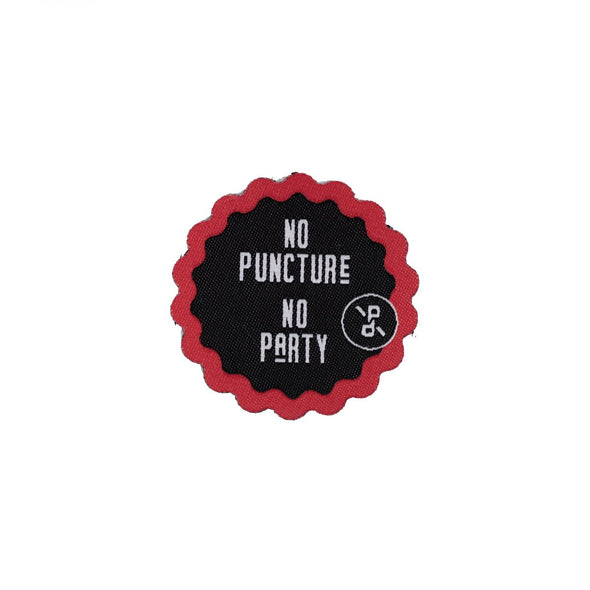 No puncture no party - Velcro Patch