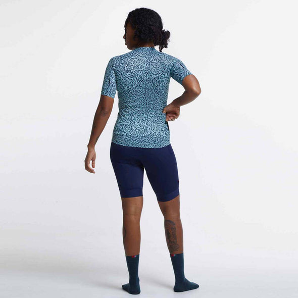 Navy Mint Flora Ultralight Women's Jersey