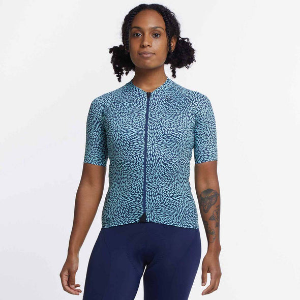 Navy Mint Flora Ultralight Women's Jersey